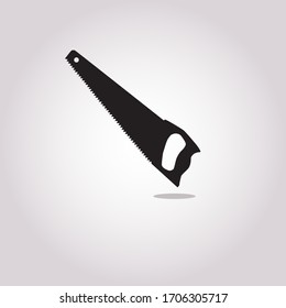 The saw icon. Saw symbol. Flat Vector illustration