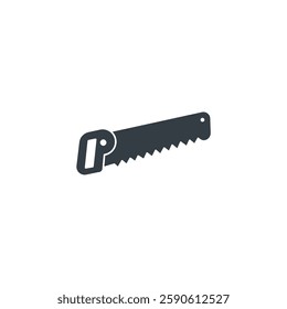 Saw icon symbol vector illustration isolated on white background