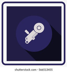 saw icon. The tools used in construction.
