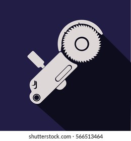 saw icon. The tools used in construction.