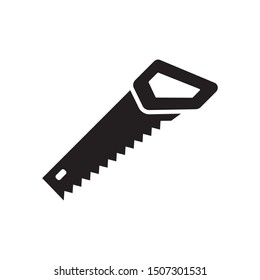 Saw icon in trendy flat style design. Vector graphic illustration. Suitable for website design, logo, app, and ui. EPS 10.