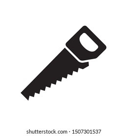 Saw icon in trendy flat style design. Vector graphic illustration. Suitable for website design, logo, app, and ui. EPS 10.