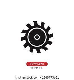 Saw icon vector