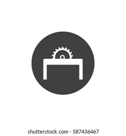 Saw icon vector