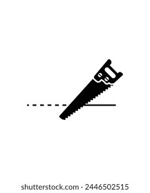 saw icon, vector best flat icon.