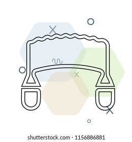 Saw icon vector can be used as png, Saw