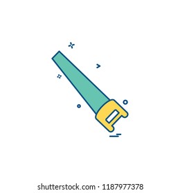 saw icon vector design 
