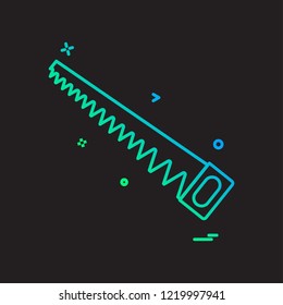saw icon vector design 
