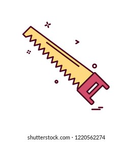 saw icon vector design 
