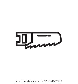 saw icon vector eps10