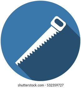 Saw Icon Vector flat design style