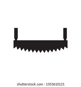 Saw icon vector flat style