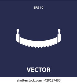 saw icon. saw vector illustration
