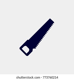 saw icon, vector illustration