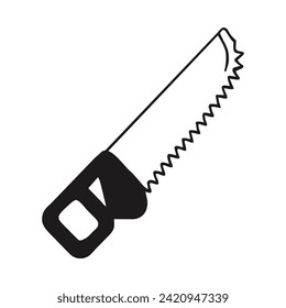Saw icon vector illustration symbol design