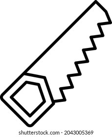 Saw icon vector image. Can also be used for web apps, mobile apps and print media.