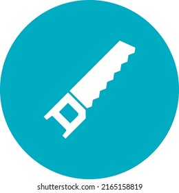 Saw icon vector image. Can also be used for Construction Tools. Suitable for mobile apps, web apps and print media.