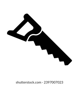 Saw icon vector on trendy design