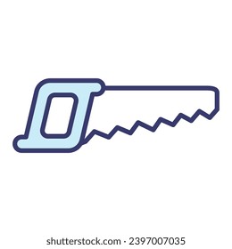 Saw icon vector on trendy design