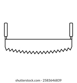 Saw icon vector. Sawmill illustration sign. Wood processing symbol or logo.