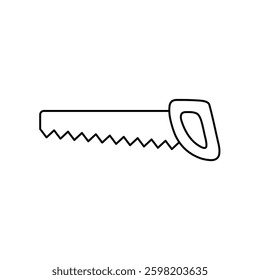 saw icon vector silhouette logo