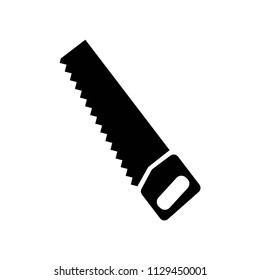 Saw icon vector icon. Simple element illustration. Saw symbol design. Can be used for web and mobile.