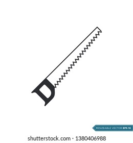 Saw Icon Vector Template