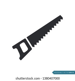 Saw Icon Vector Template Illustration Design