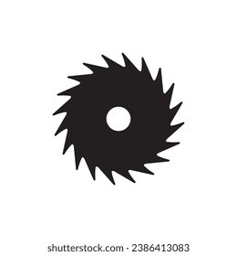 saw icon vector template illustration logo design