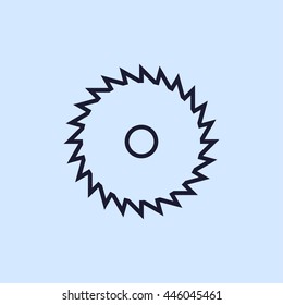 saw line icon