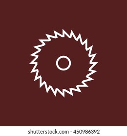 saw line icon