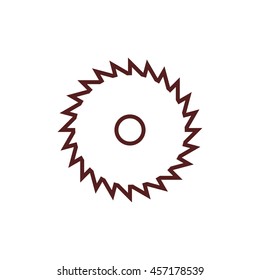 saw line icon