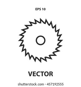 saw line icon