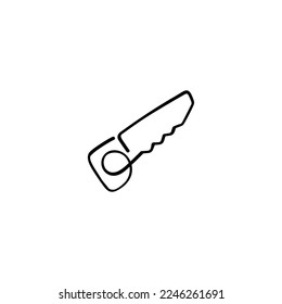Saw Line Style Icon Design