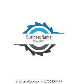 Saw logo template vector icon design