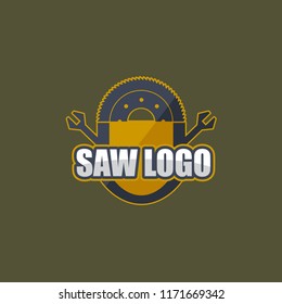 Saw Logo Vector