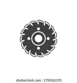Saw logo vector icon illustration design