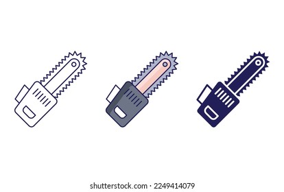 Saw Machine icon vector illustration