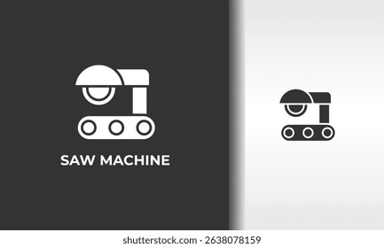 Saw Machine Vector, Icon Or Logo Sign Isolated Symbol Illustration