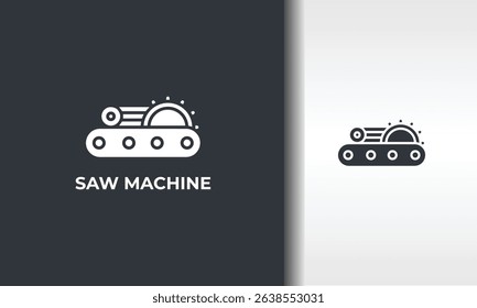 Saw Machine Vector, Icon Or Logo Sign Isolated Symbol Illustration