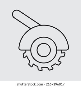 saw machine vector for website symbol icon presentation