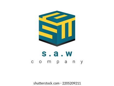 Saw, Nice Logo Creator For Your Brand, Education, Business And Company.