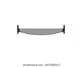 Saw on a white background.
