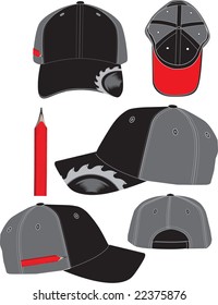 saw pencil hat