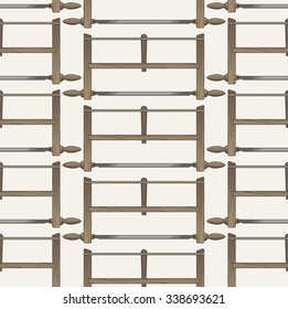 saw seamless pattern