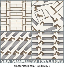 saw seamless patterns collection