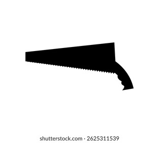 Saw Silhouette Vector Tool Clip art Icon Design Isolated on White