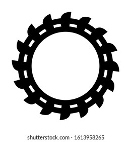 saw table icon isolated sign symbol vector illustration - high quality black style vector icons
