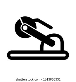 saw table icon isolated sign symbol vector illustration - high quality black style vector icons
