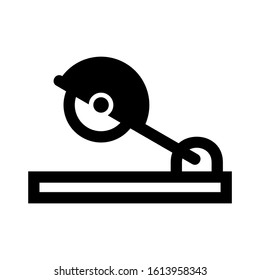 saw table icon isolated sign symbol vector illustration - high quality black style vector icons
